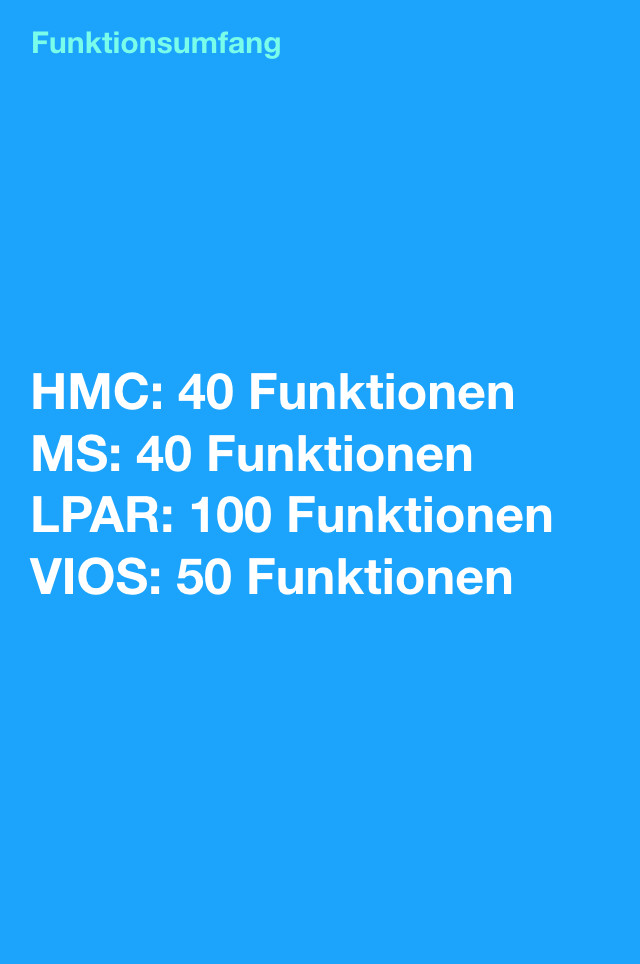 LPAR-Tool Funktionsumfang