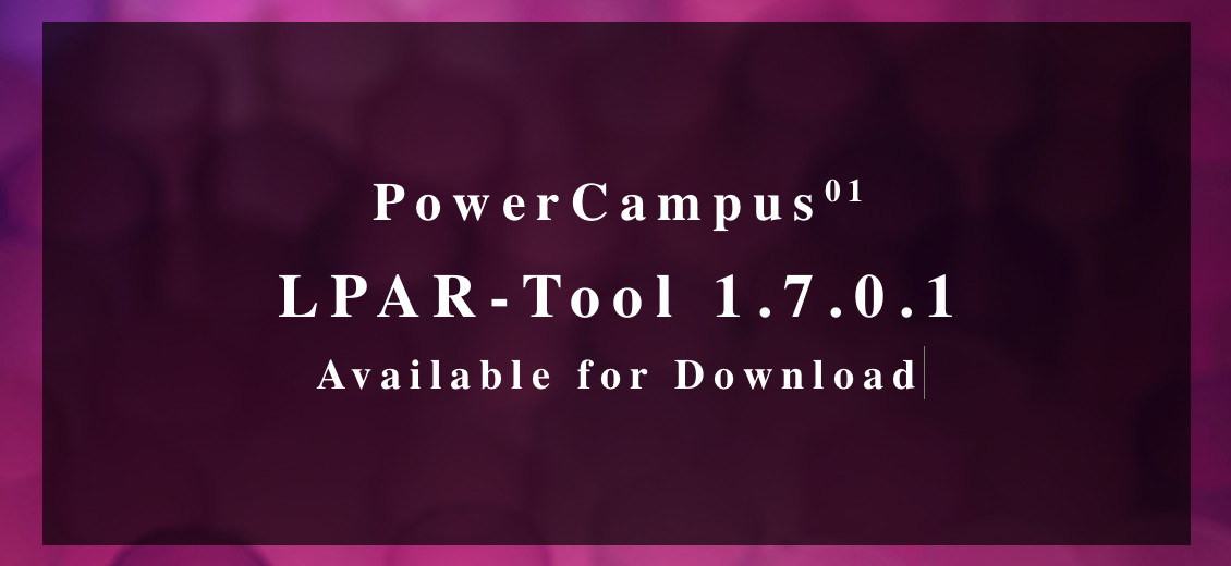 LPAR-Tool 1.7.0.1 available for download