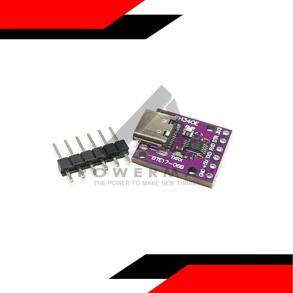 CH340E USB TO TTL Module Type C