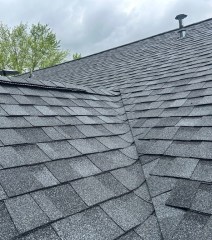 image (7) charcoal architectural style roof done by Power Plus Roofing for new roofs near Highlandville MO