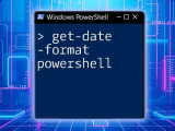 Mastering Get Date Format In Powershell A Quick Guide