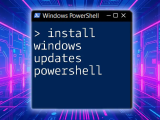 Install Windows Updates Powershell A Simple Guide