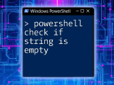 Powershell Check If String Is Empty A Quick Guide