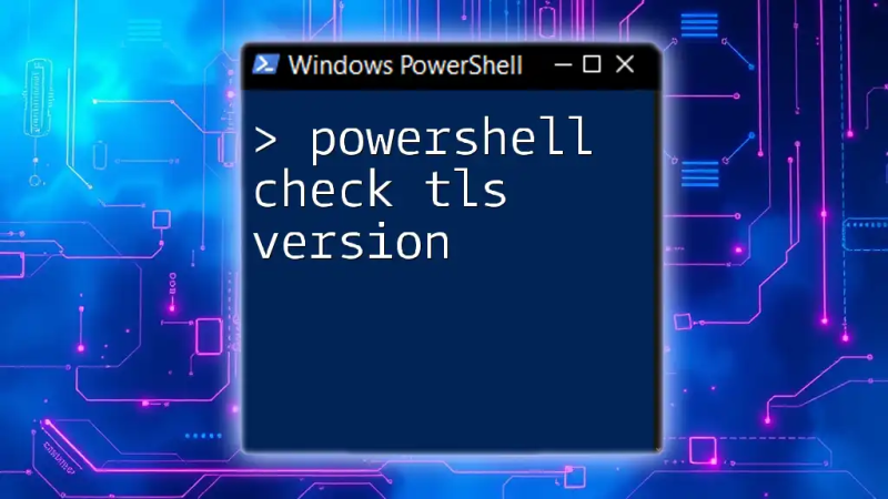 Powershell Check Tls Version A Simple Guide - Premium Space Texture - Full HD