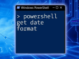 Powershell Get Date Format A Quick Guide To Mastery