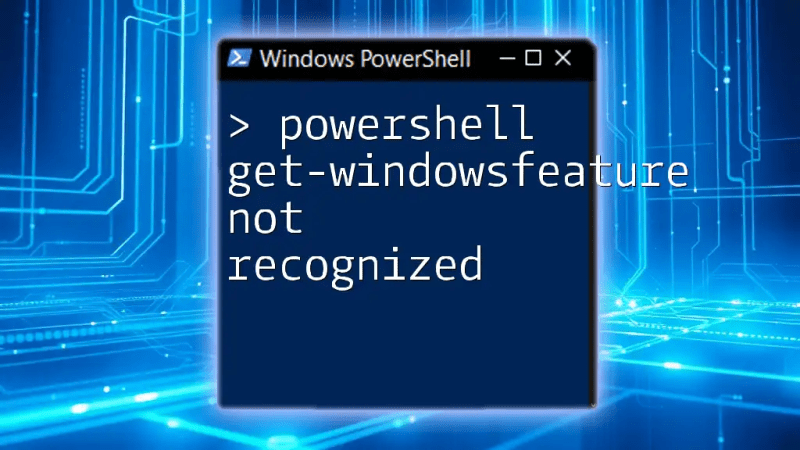 Powershell Commend Get Windowsfeature In Power Shell 5 Stack Overflow - Professional Desktop Gradient Patterns | Free Download