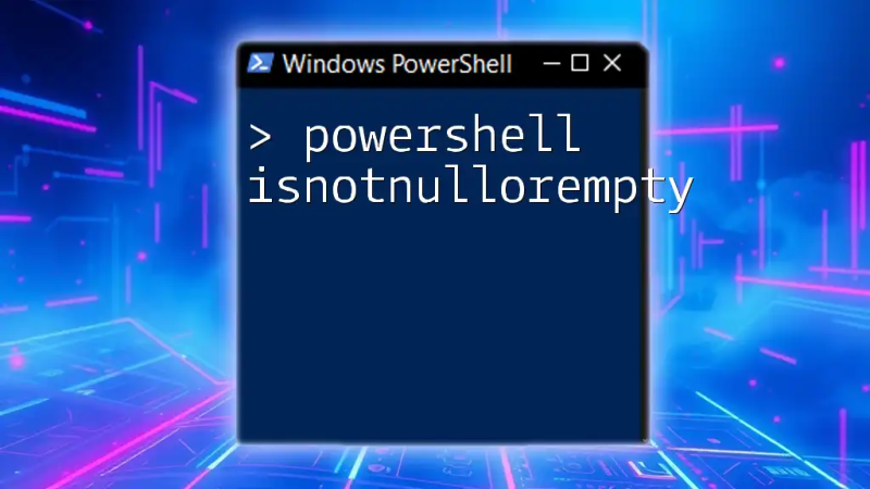 PowerShell Escape Single Quote: Mastering String Handling
