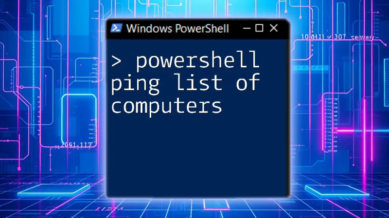 Powershell Ping List Of Computers A Quick Guide - Best Nature Wallpapers in Ultra HD