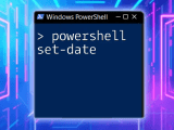 Mastering Powershell Set Date Quick Guide To Date Manipulation
