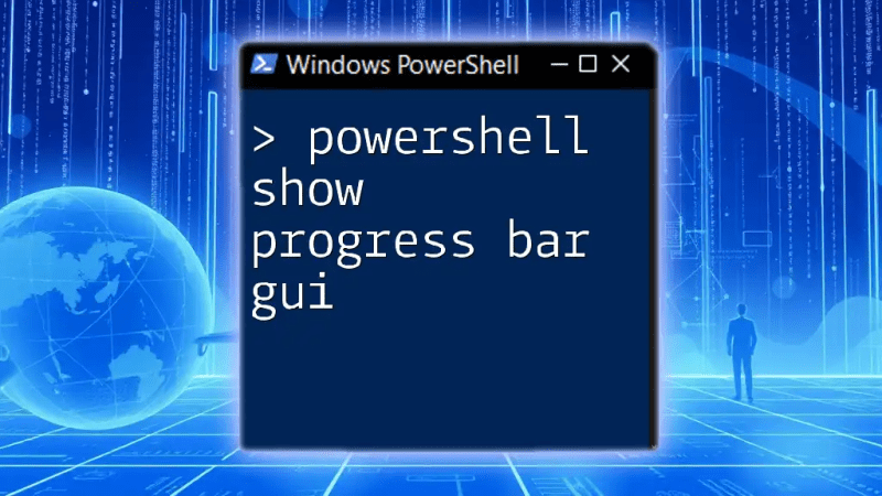 Powershell Show Progress Bar Gui A Quick Guide - Vintage Wallpaper Collection - Mobile Quality