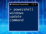 Powershell To Install Windows Updates A Quick Guide