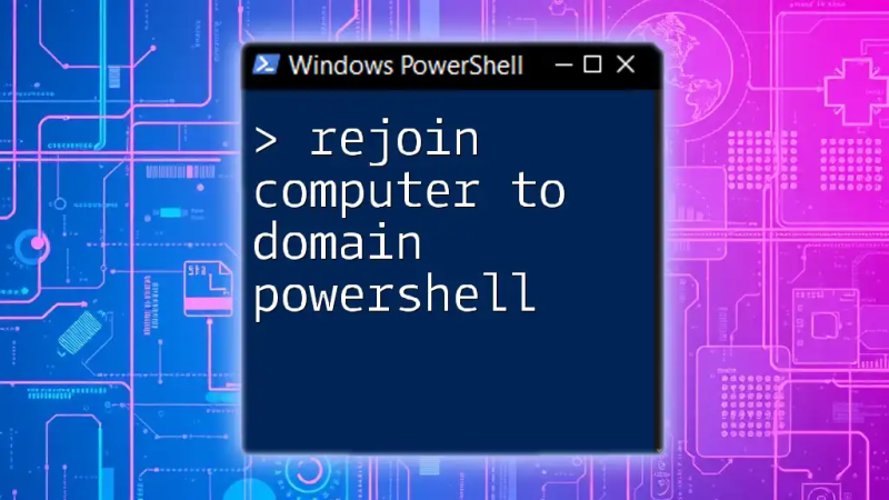 Remove And Automatically Re Add Computer From Domain Using Powershell - Premium Space Design Gallery - Full HD
