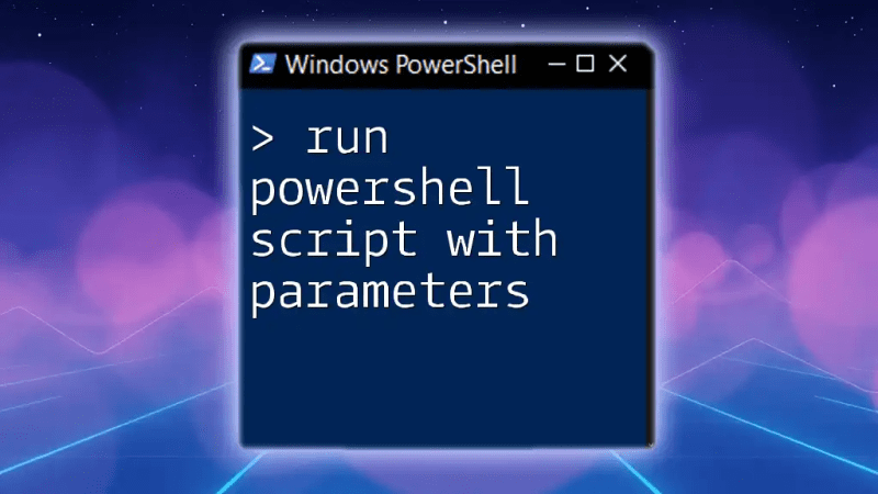 Mastering PowerShell Script Path: Quick Guide to Success