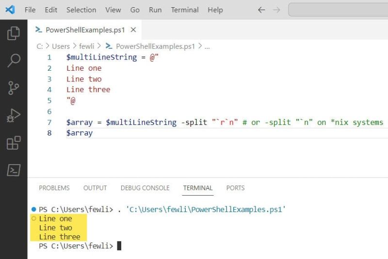 Convert Multiline String To Single Line In Powershell - Minimal Arts - High Quality Ultra HD Collection