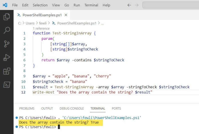 How To Check If A String Exists In An Array In Powershell - Light Patterns - Classic Desktop Collection