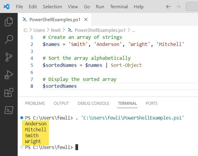 How To Sort Array Alphabetically In Powershell - High Resolution Nature Wallpapers for Desktop