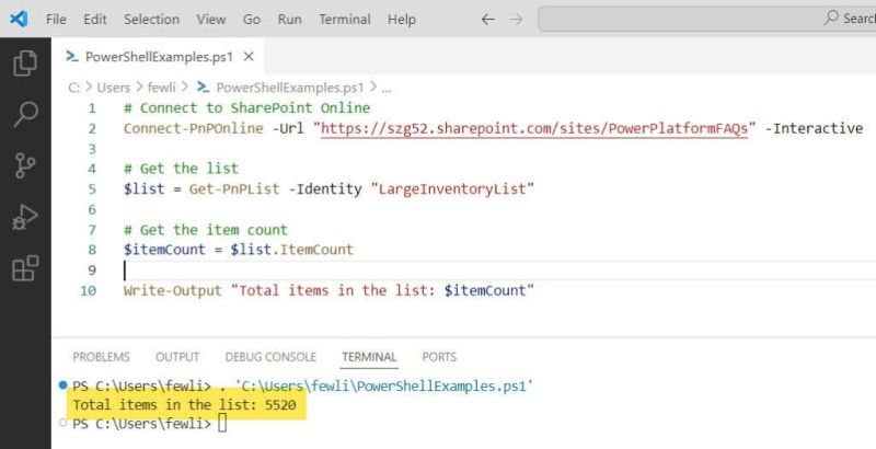 Retrieving File Count And Size Of A Folder Using Pnp Powershell Blog - Premium Mountain Design Gallery - Mobile