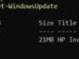 Install Windows Updates Using Powershell