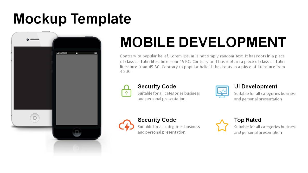 Ms powerpoint · languages : Mockup Powerpoint Templates Powerslides
