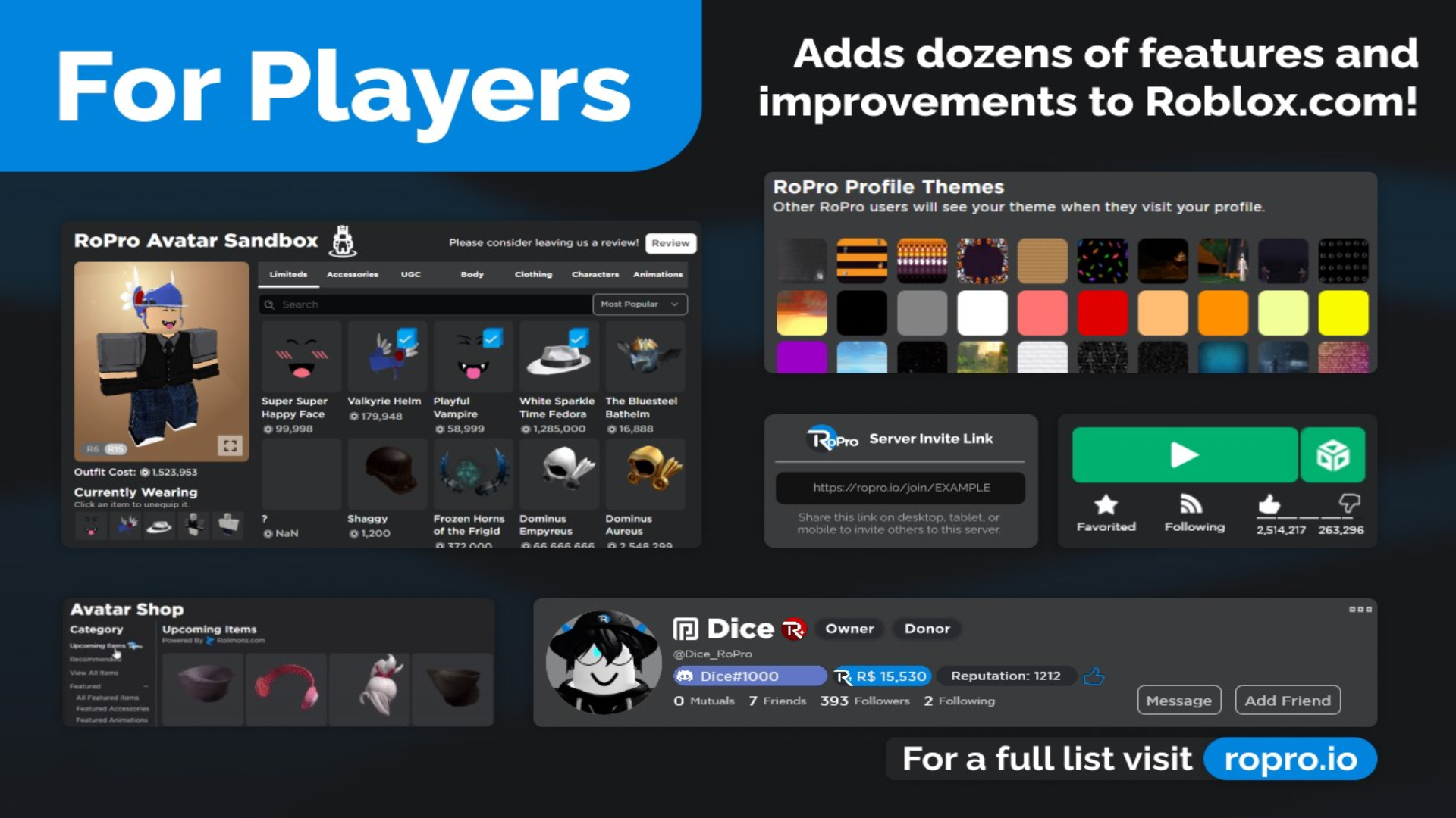 The Best Roblox Extensions What They Do Power Up Gaming RoPro 