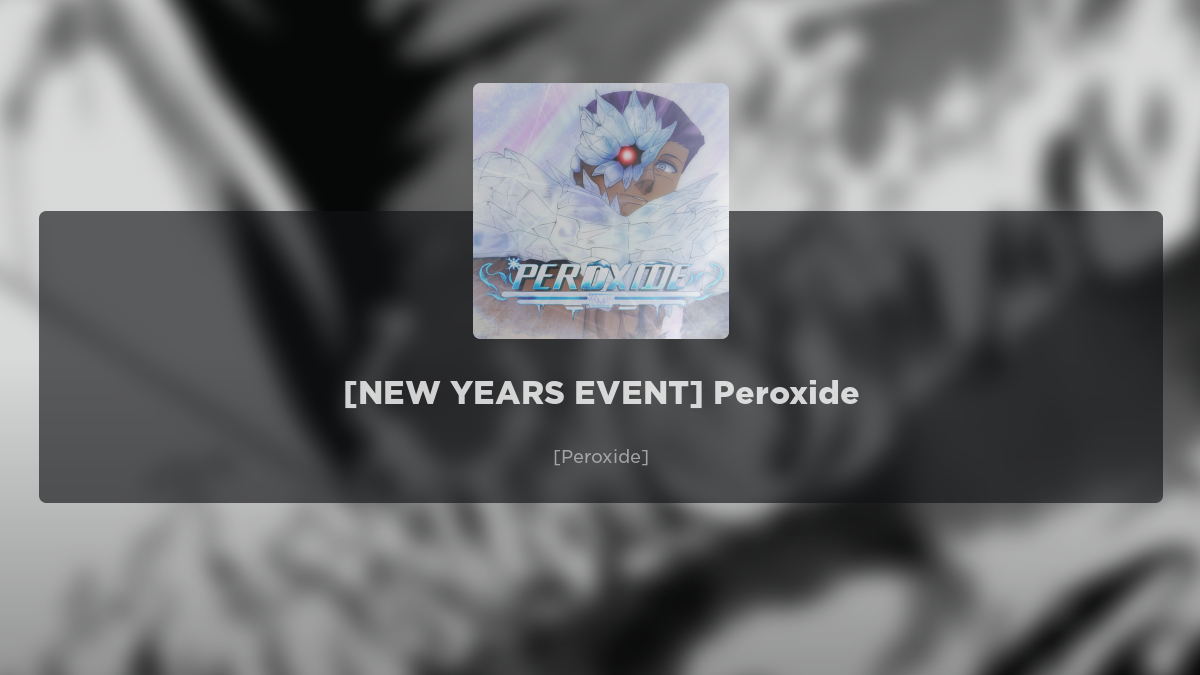Roblox Peroxide Codes For June 2026 Roblox Peroxide Codes 