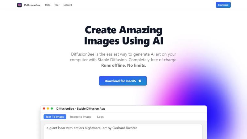 Diffusionbee Thejo Ai - Amazing High Resolution Gradient Photos | Free Download