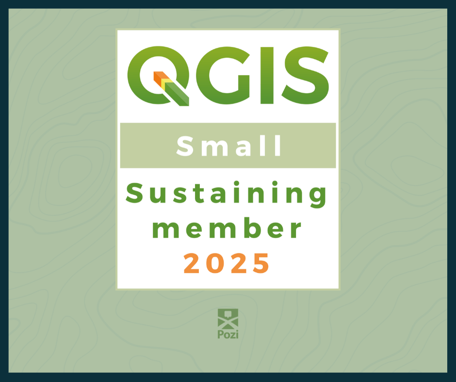Pozi’s QGIS Sustaining Membership