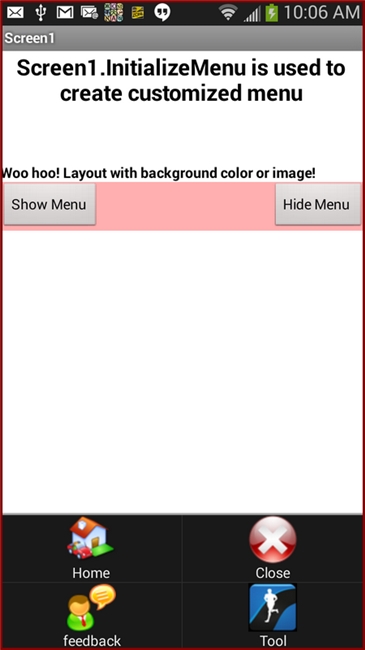 Android App – Adding Custom Menu | Hossein Amerkashi's Blog