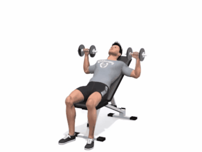 Incline dumbbell press