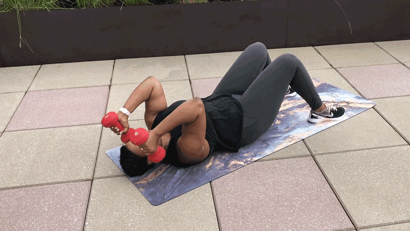 Triceps skull crushers