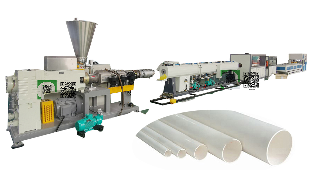 PVC Pipe Manufacturing Process And Production Machine