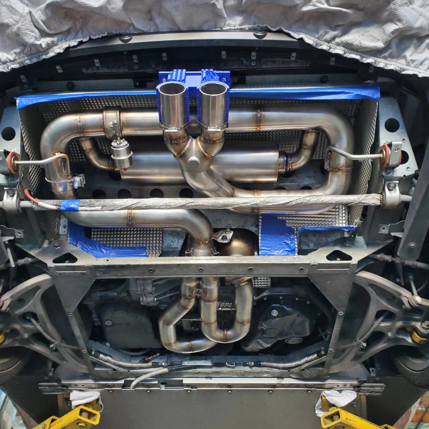 Lotus Evora 400 prototype exhaust