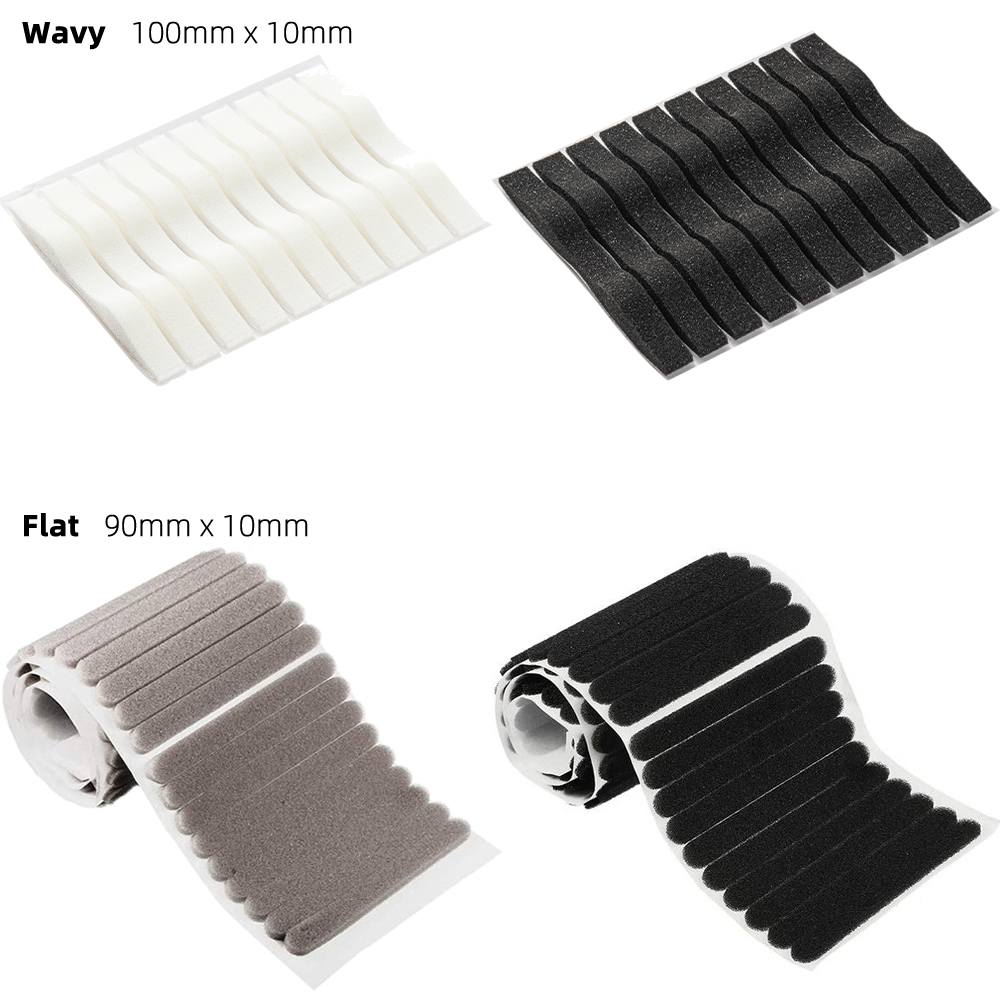 Comfortable Adhesive Flat/Wavy Nose Bridge Foam/Latex Strip for 