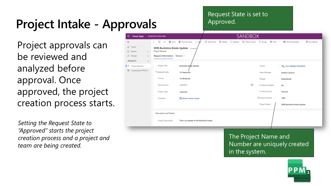 Intake-Approvals