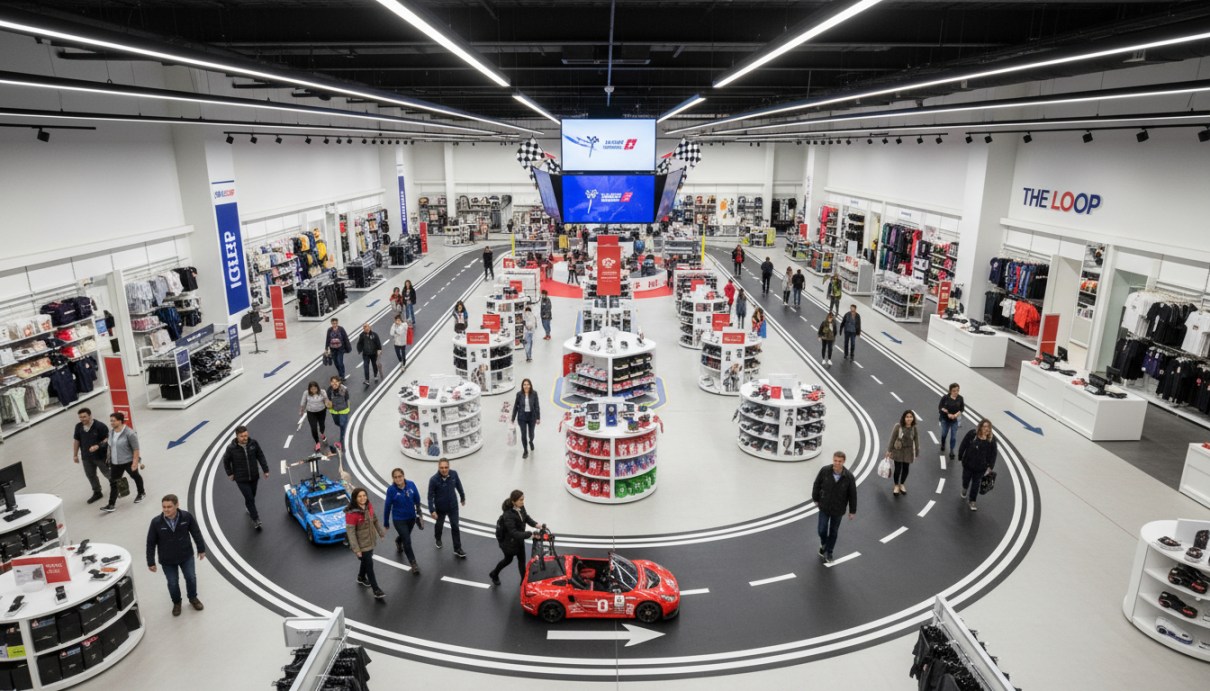 Loop (Racetrack) Store Layout