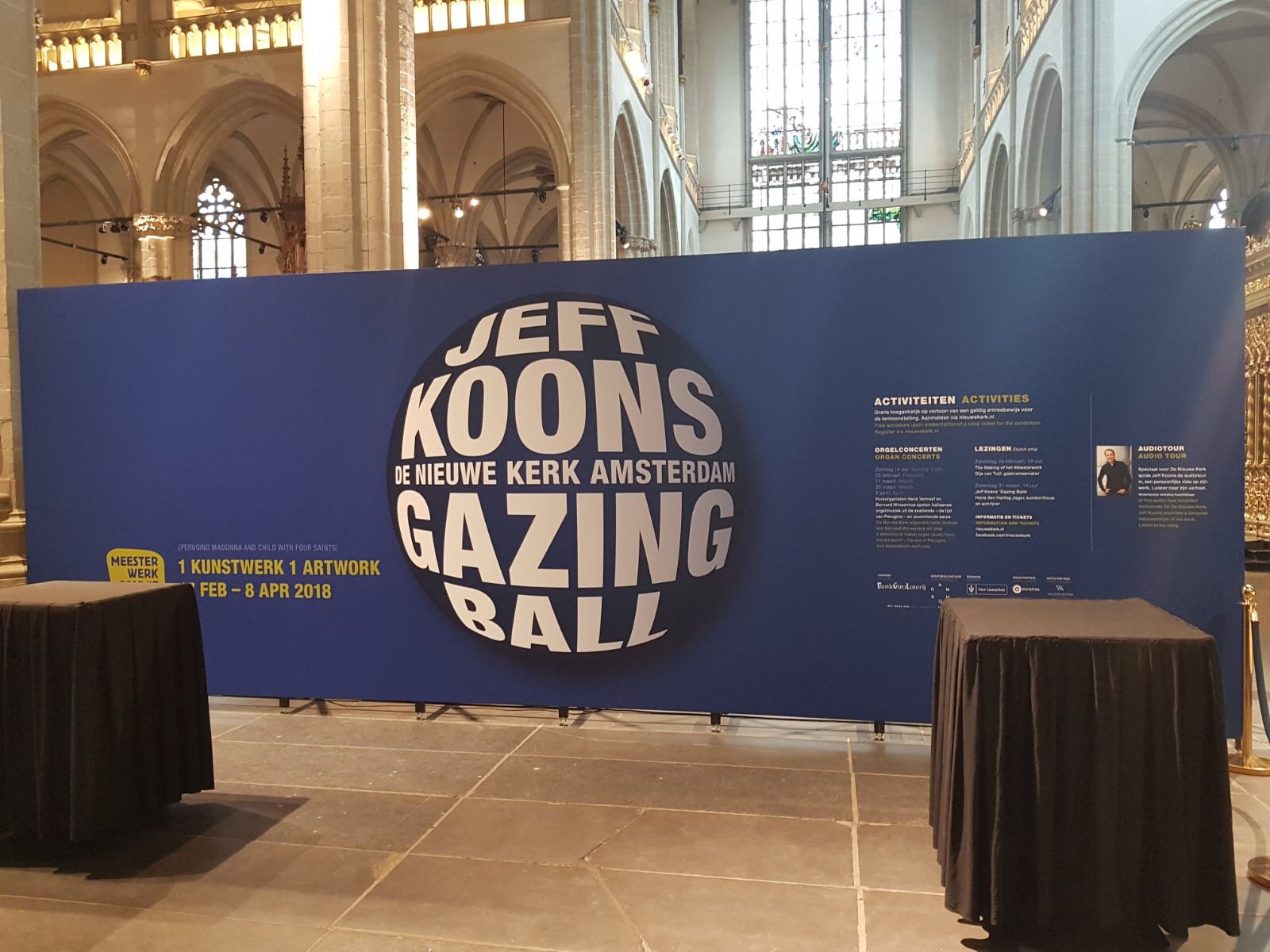 De Nieuwe Kerk | Entreewand Jeff Koons