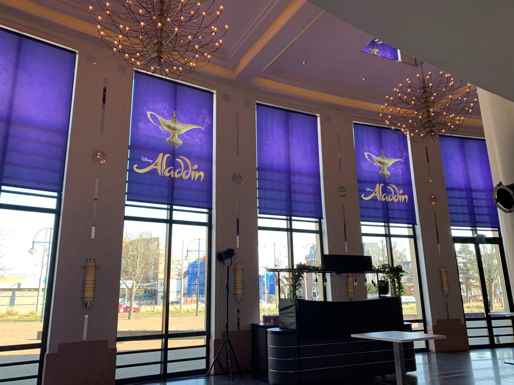AFAS Circustheater | Aladdin raamdecoratie