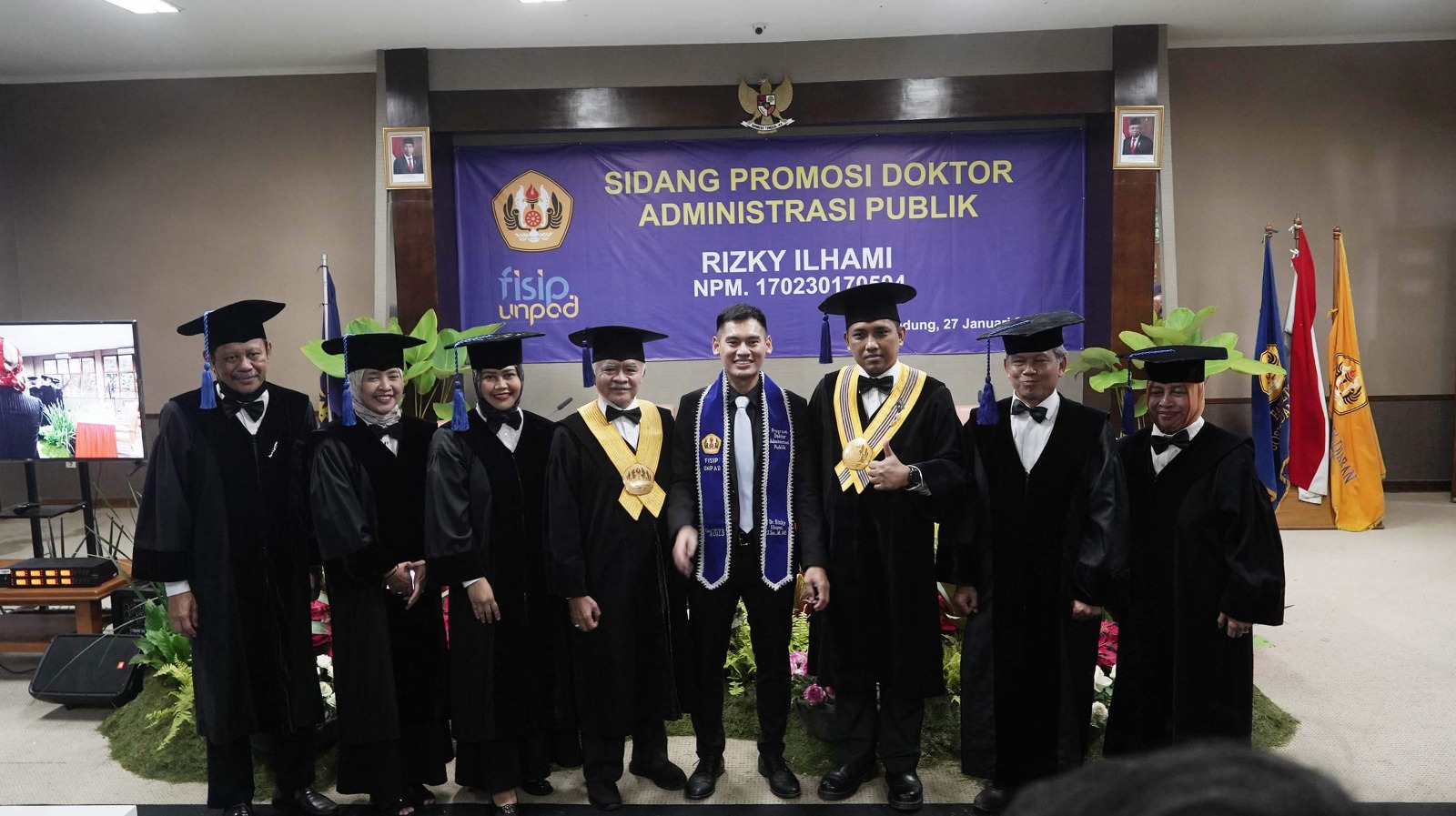 Rizky Ilhami Meraih Gelar Doktor Pada Program Studi Ilmu Administrasi Publik