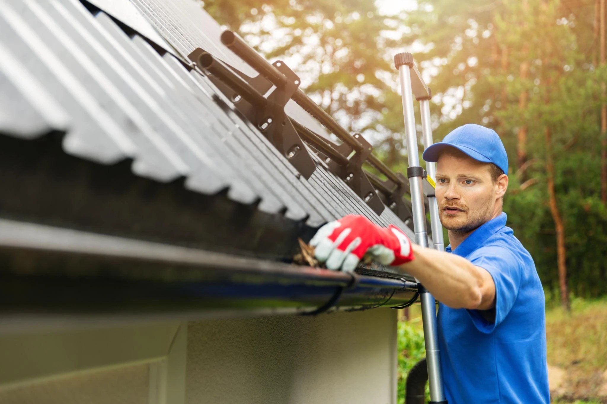 gutter clean