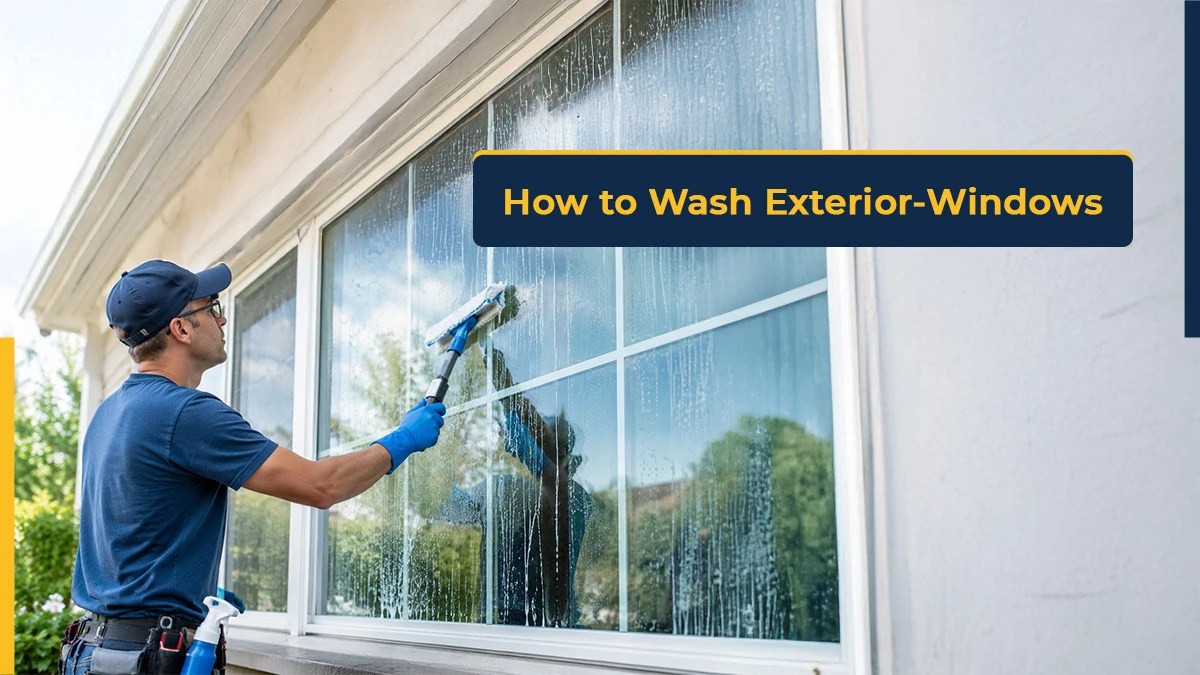 how to wash exterior windows