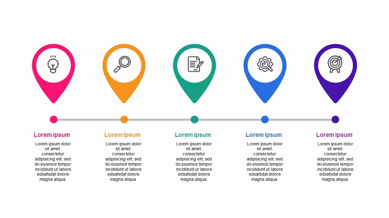 Pins Timeline Free Google Slides Theme And Powerpoint Template