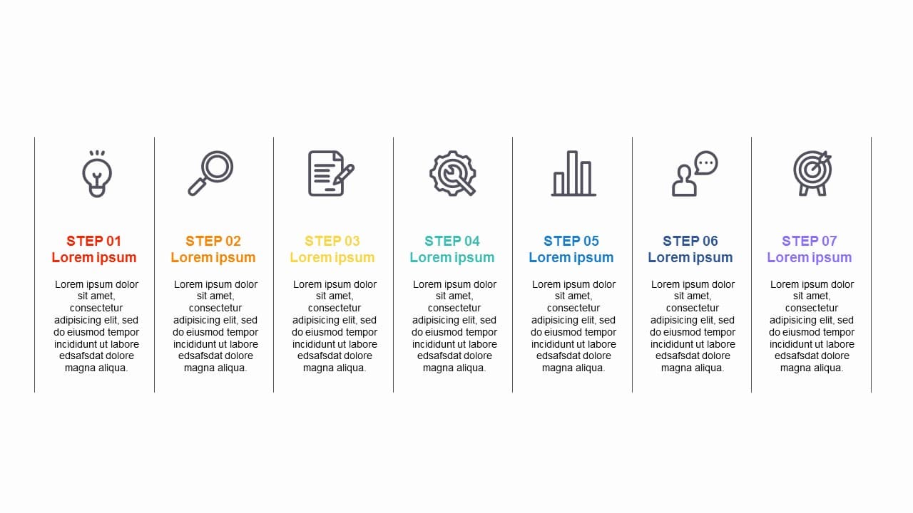 7 Steps Timeline Free Google Slides Theme And Powerpoint Template