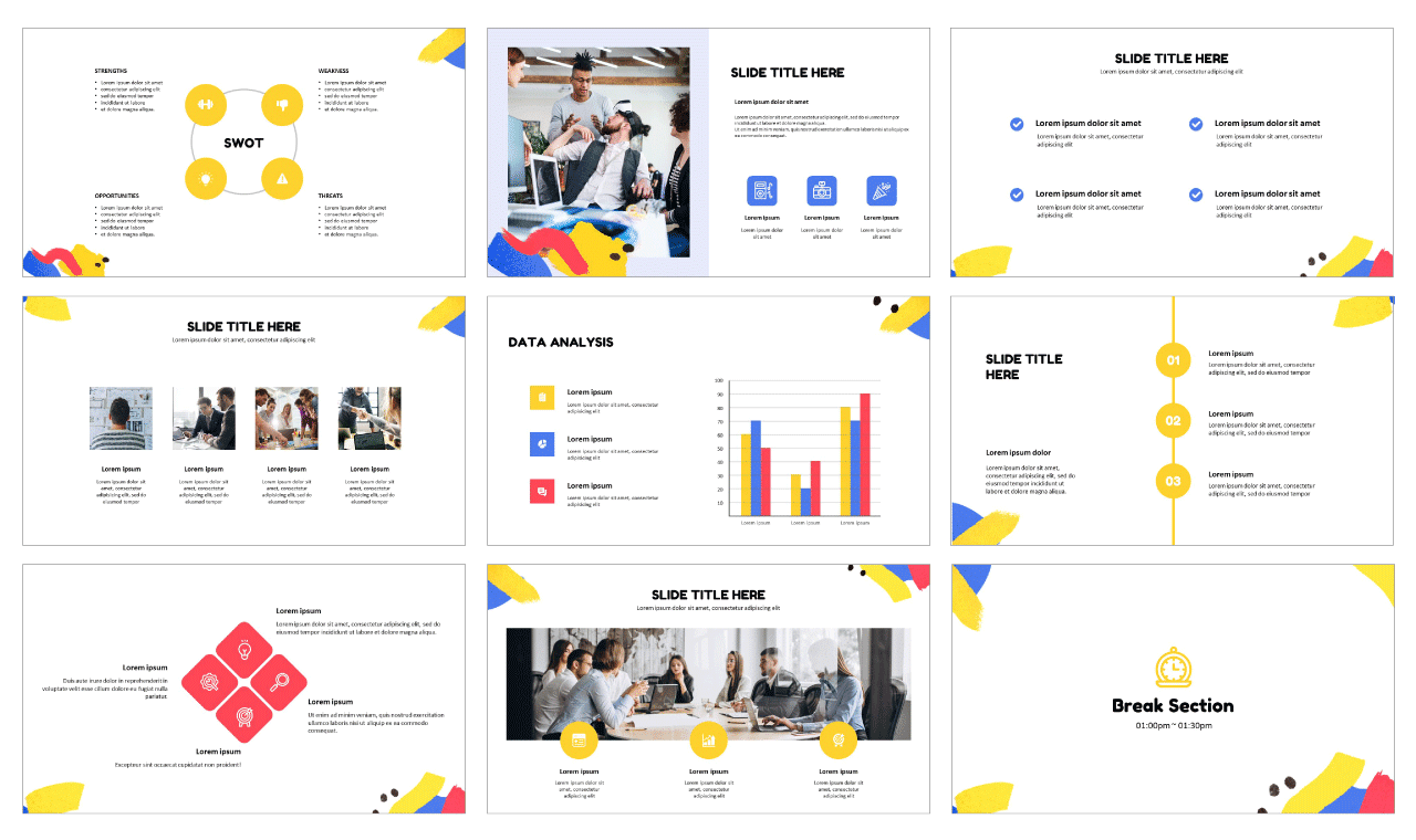 Watercolor Brush Free Google Slides Theme And Powerpoint Templates