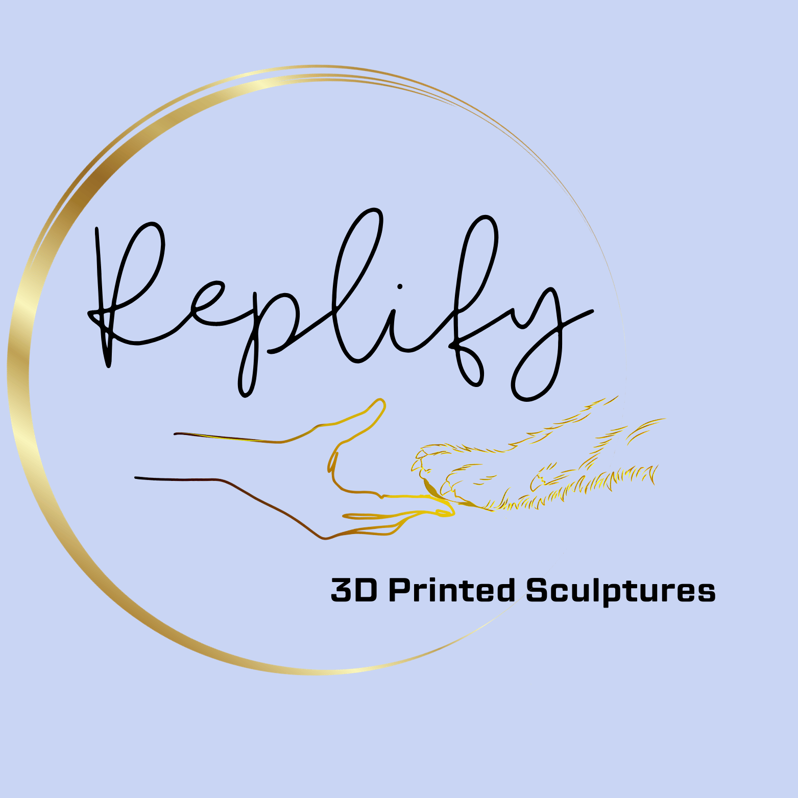 Replify - Your Source for Custom Sculptures Logo