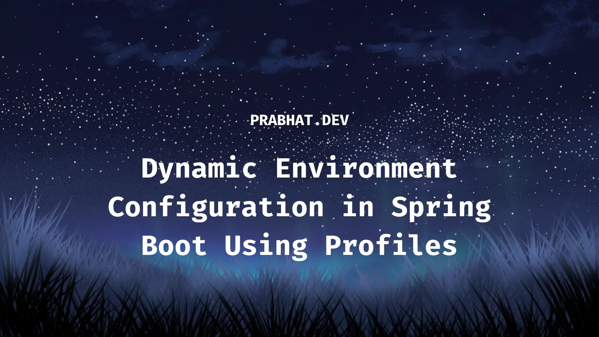Dynamic Environment Configuration in Spring Boot Using Profiles