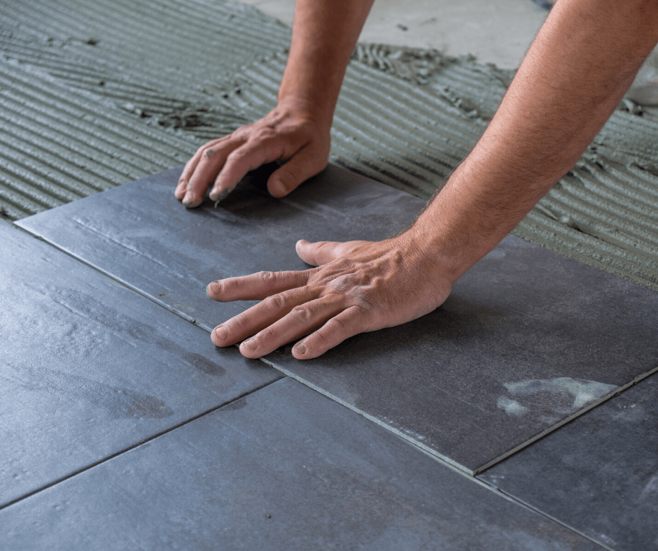 change the kitchen flooring