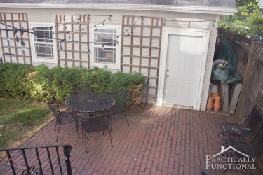 patio lights string fall fix