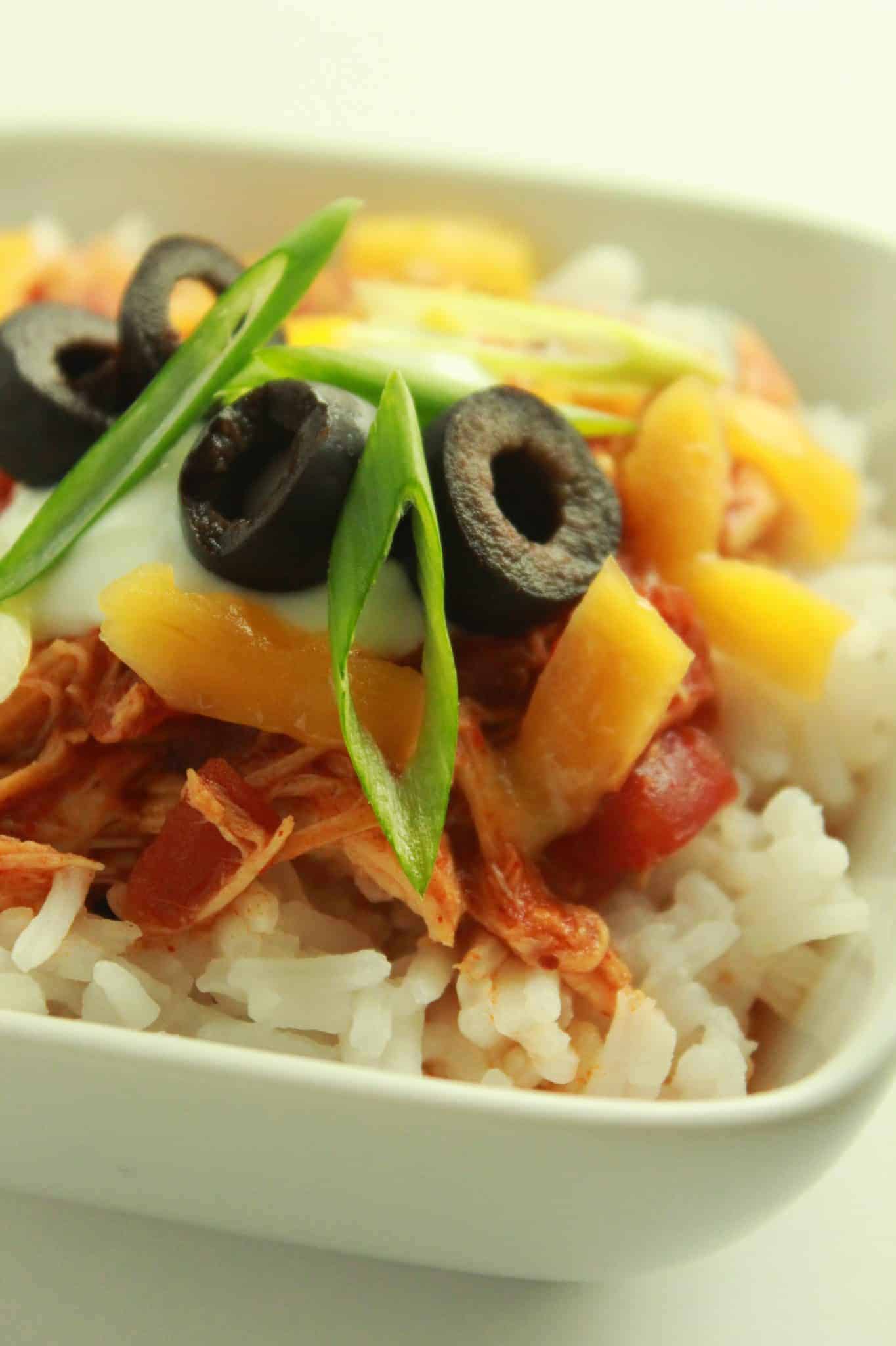 Chicken Enchilada Bowls Practically Homemade
