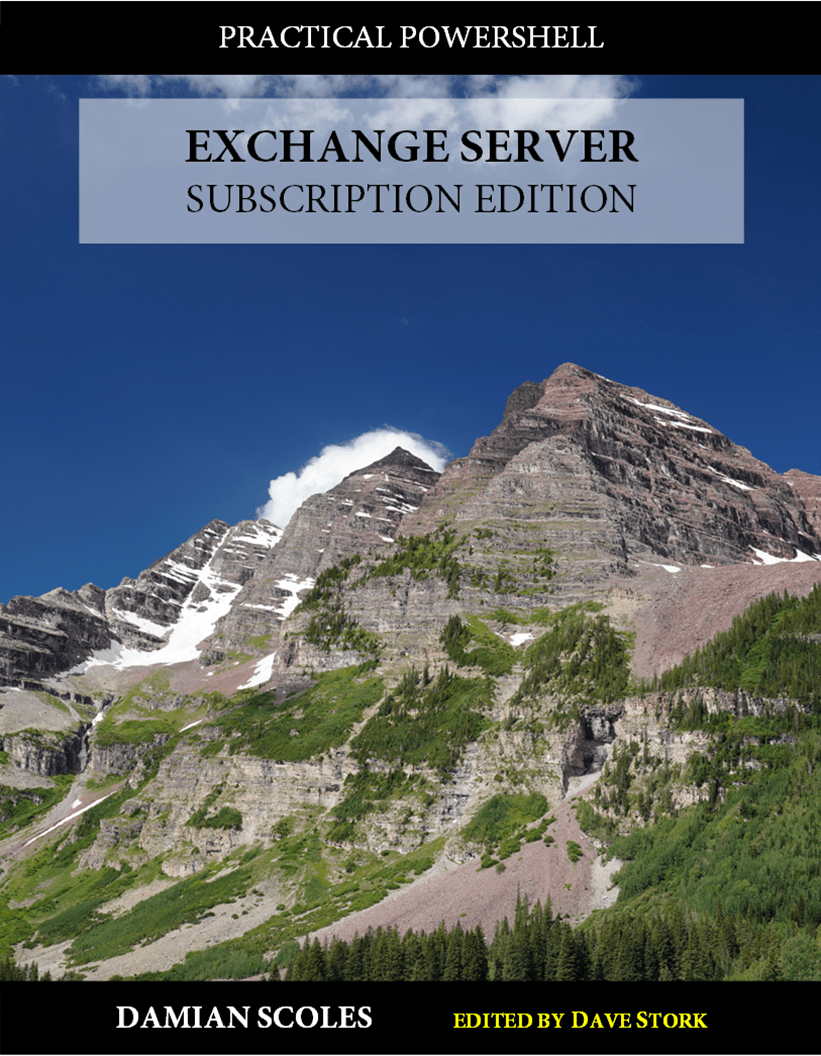 Exchange Server Subscription Edition PowerShell
