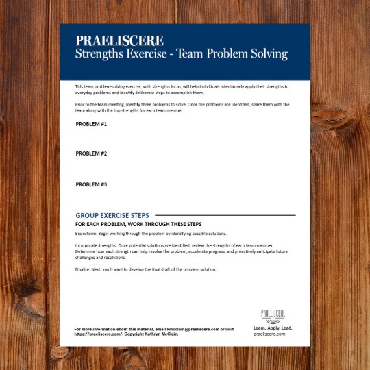 Team Problem Solving
